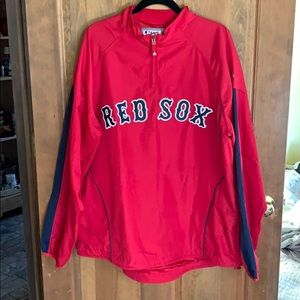 ⚾️Men’s 3/4 zip Boston Red Sox Windbreaker